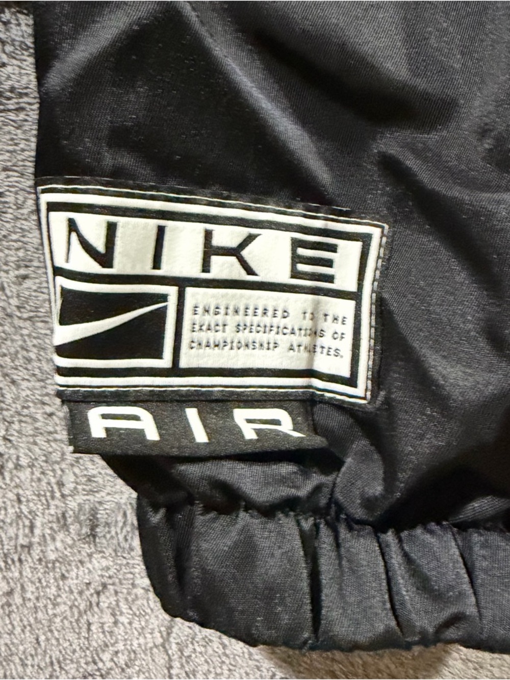 Nike Air Black Oversized Woven Bomber Jacket [FN1908-010] Women's Sz Small $135 - Picture 10 of 11